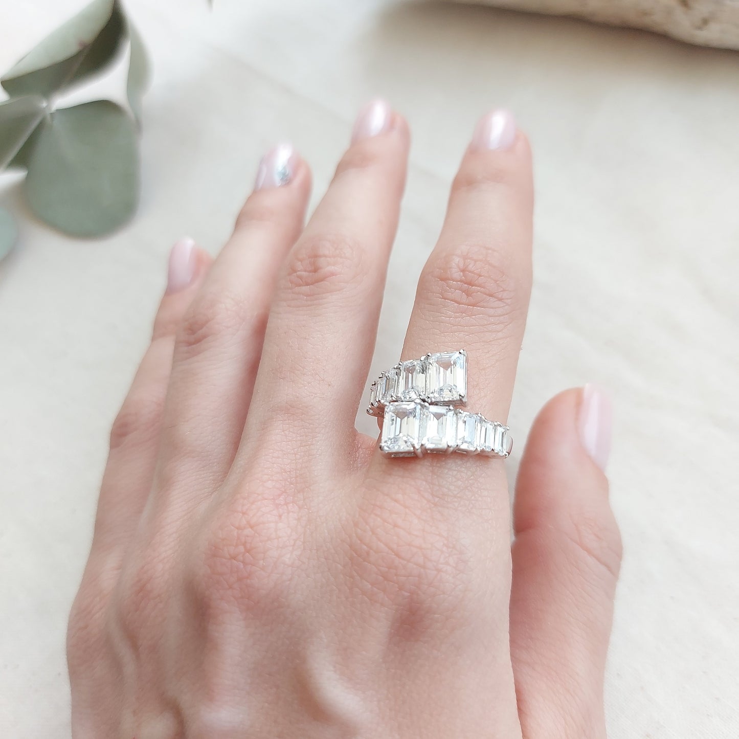 Wrap Zircon Ring