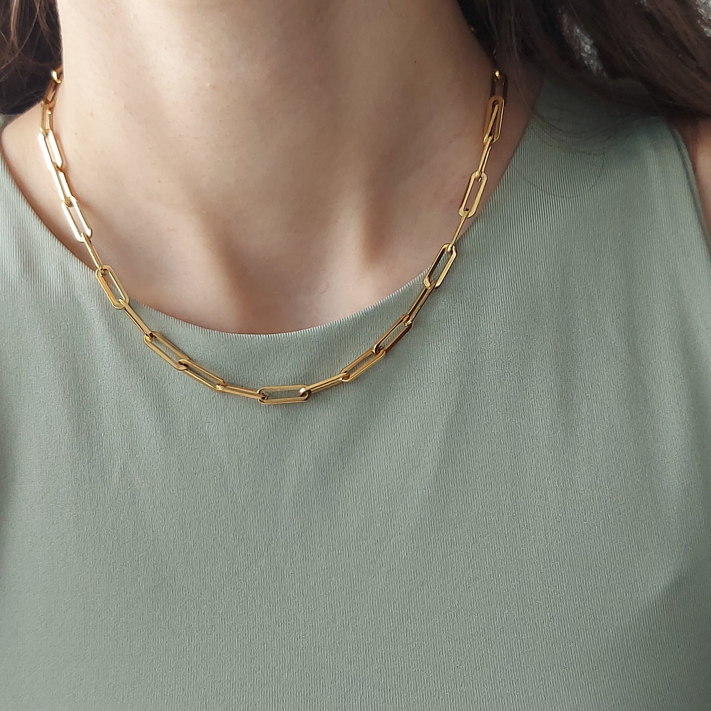 Paperclip Chain Necklace