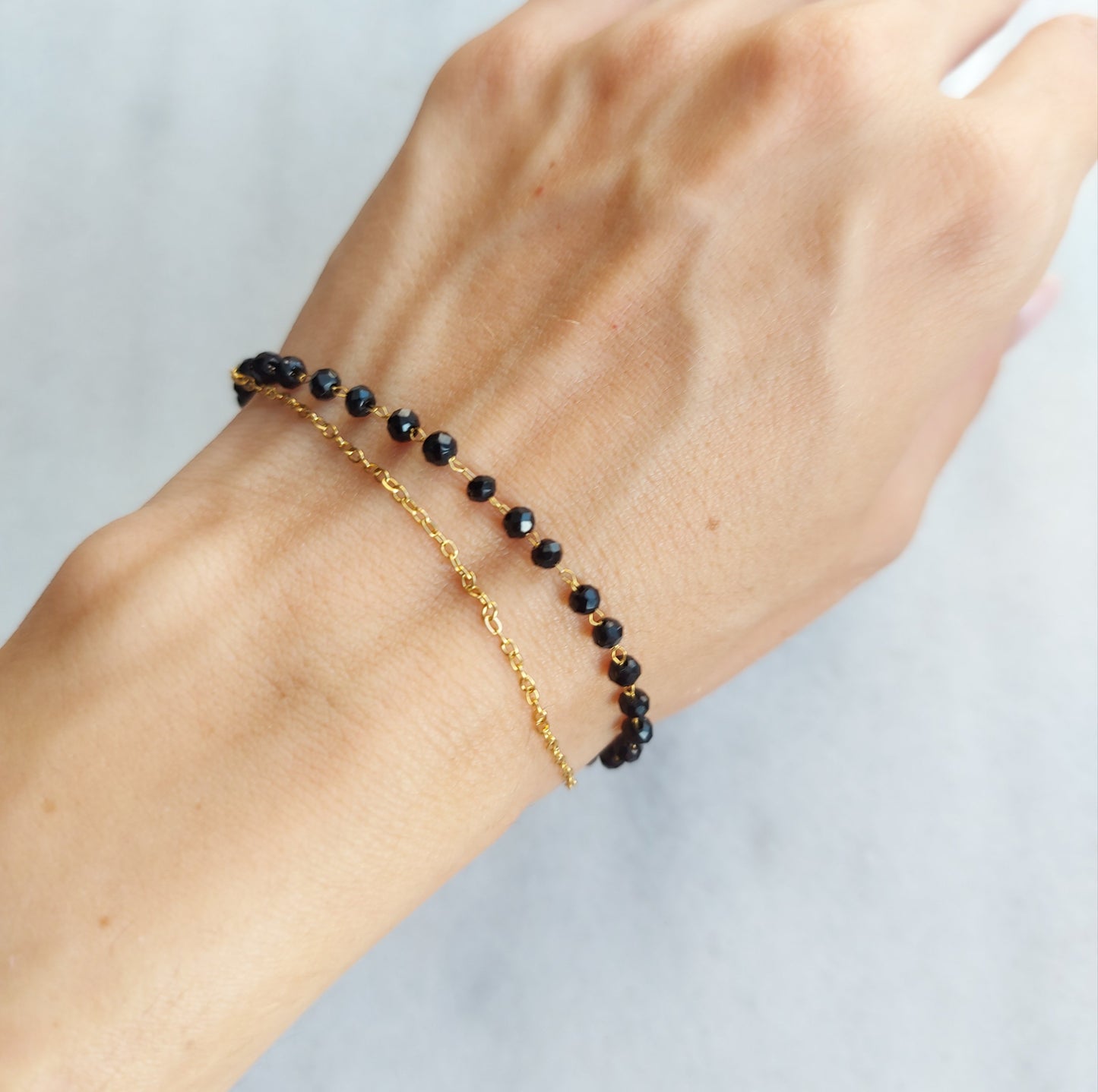 Black Crystals Bracelet