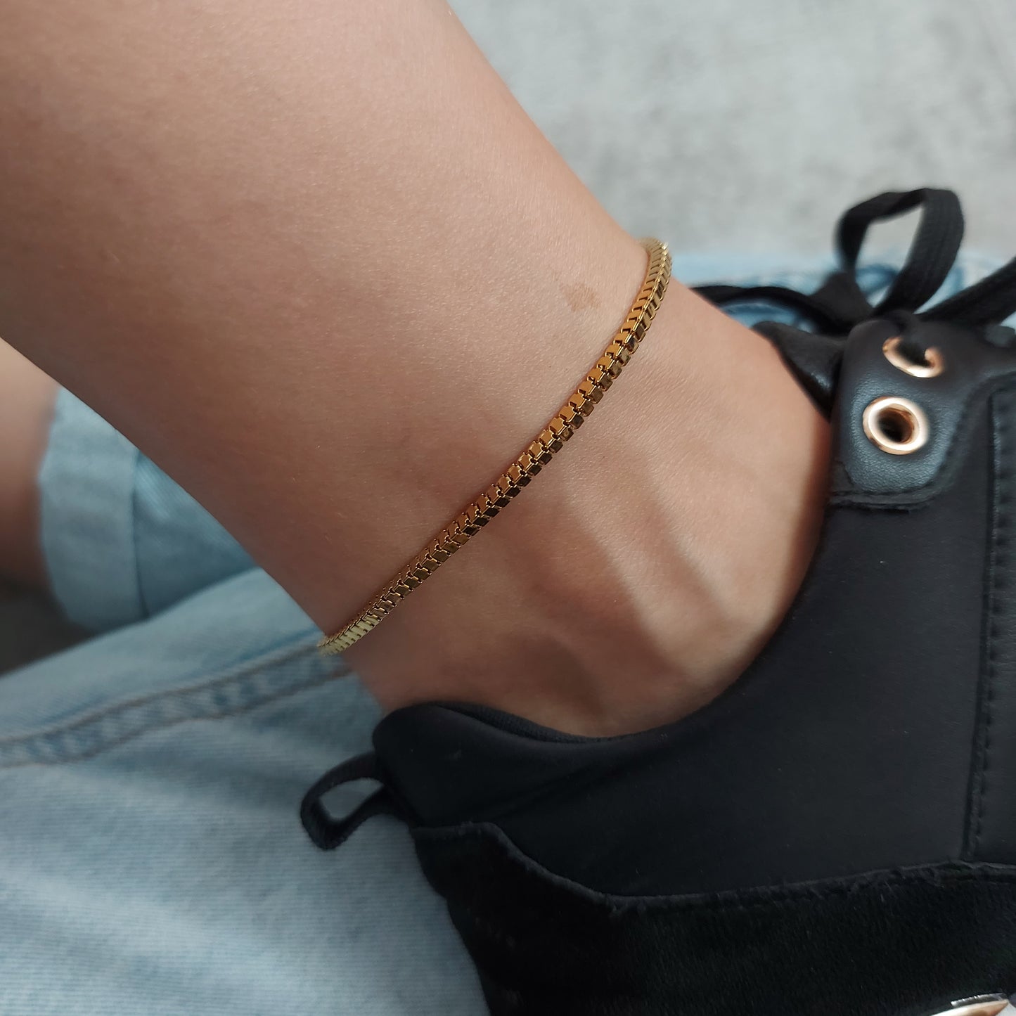 Cube Chain Anklet