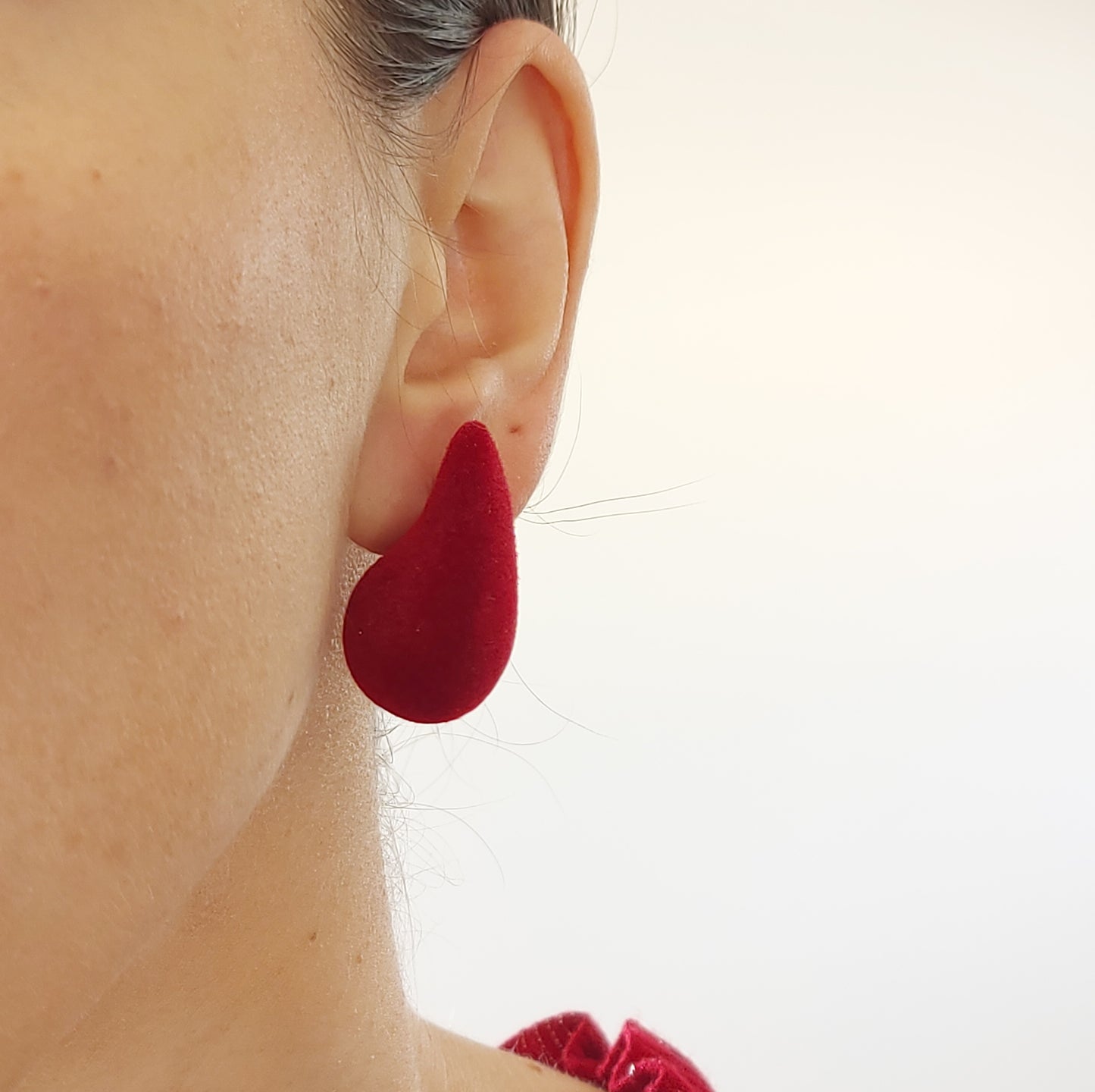 Drop Velvet Earrings