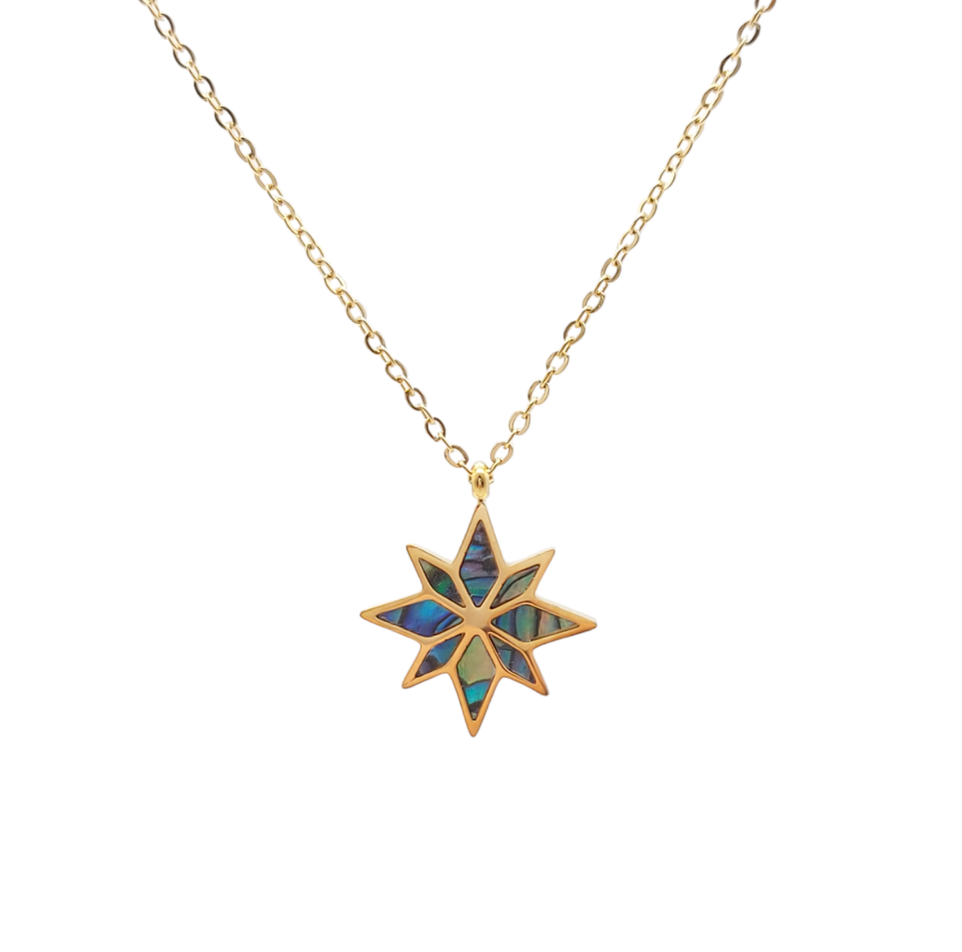 Perlamutr Star Pendant Necklace