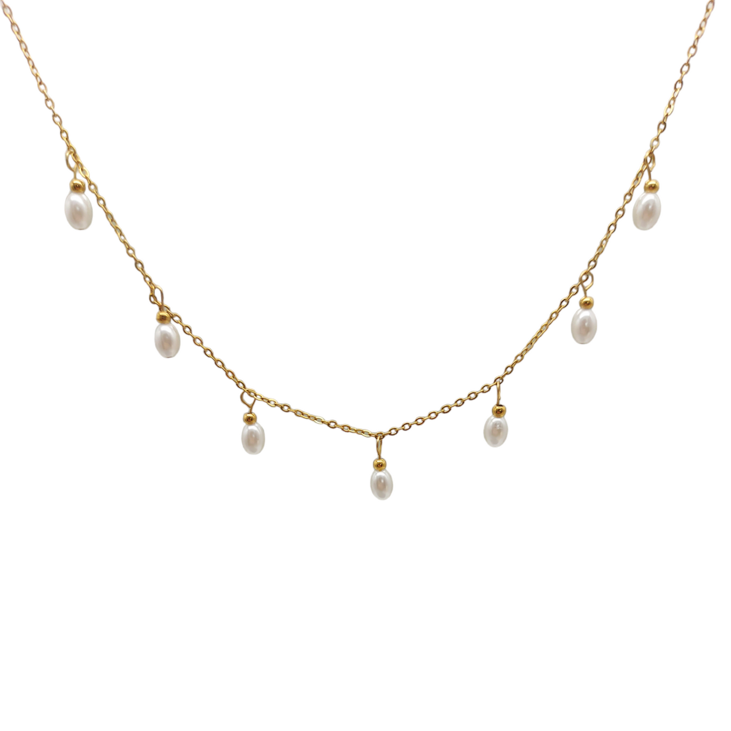 Dangly Pearls Necklace