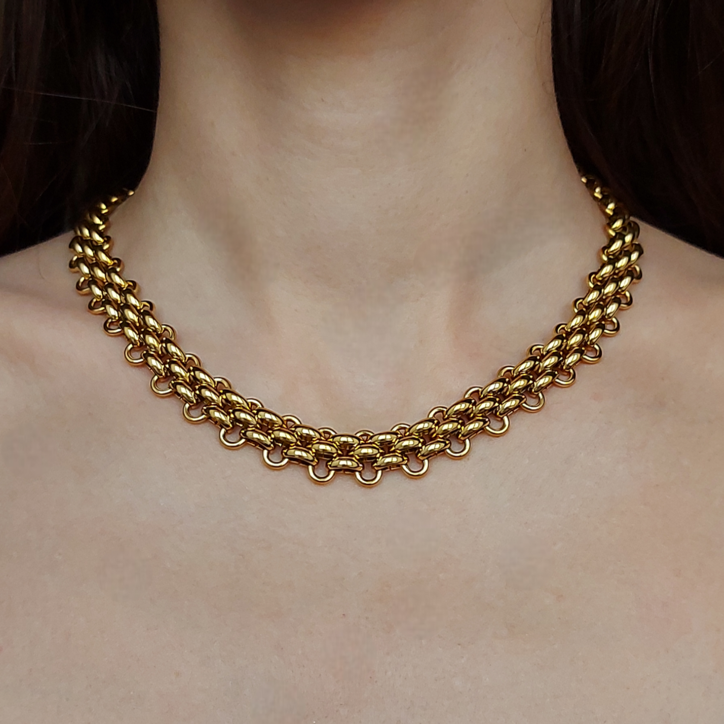 Kassandra Thick Chain Necklace