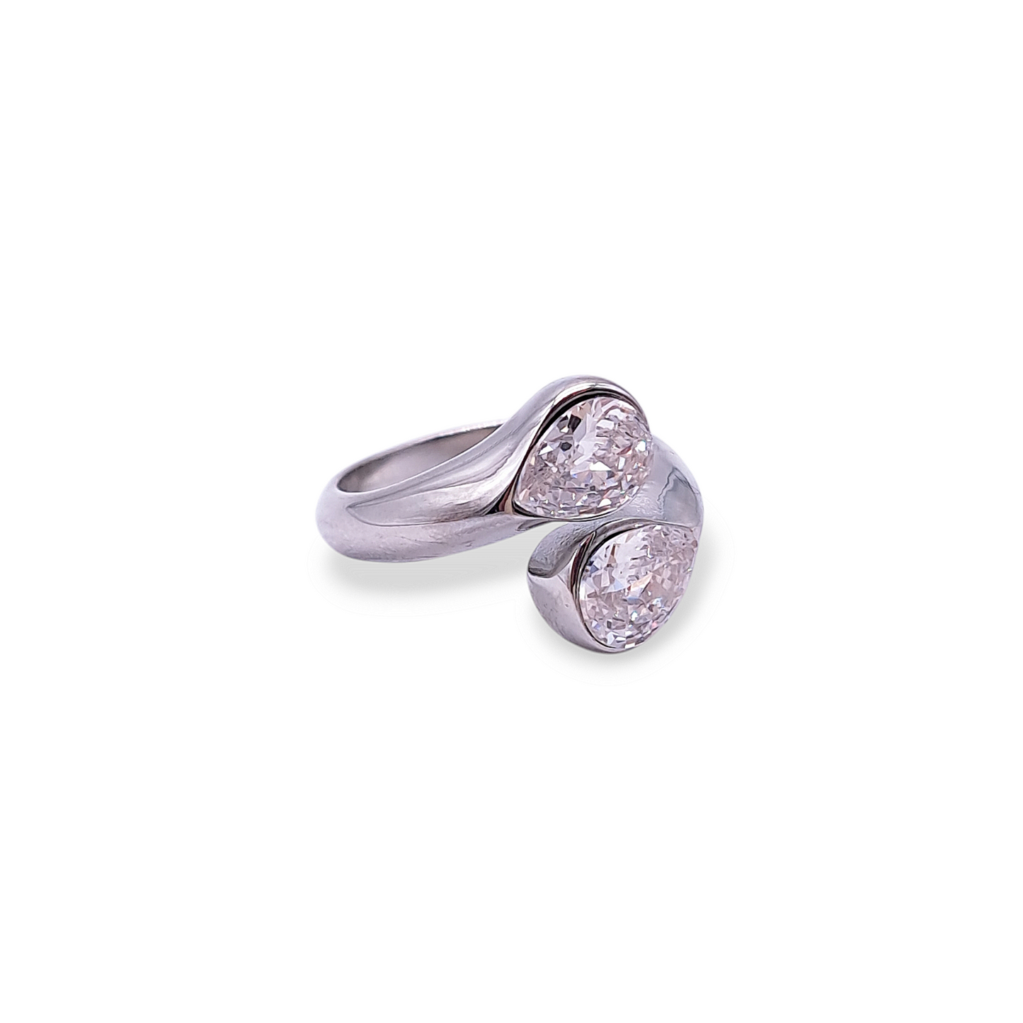 Double Crystal Ring
