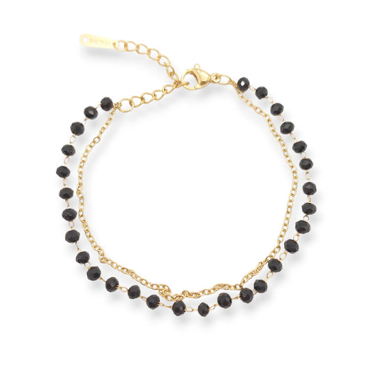 Black Crystals Bracelet