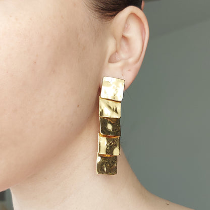 Square Chain Earrings