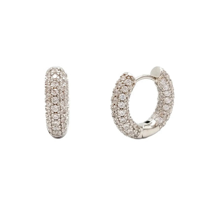 Marcelle Rhinestones Hoops