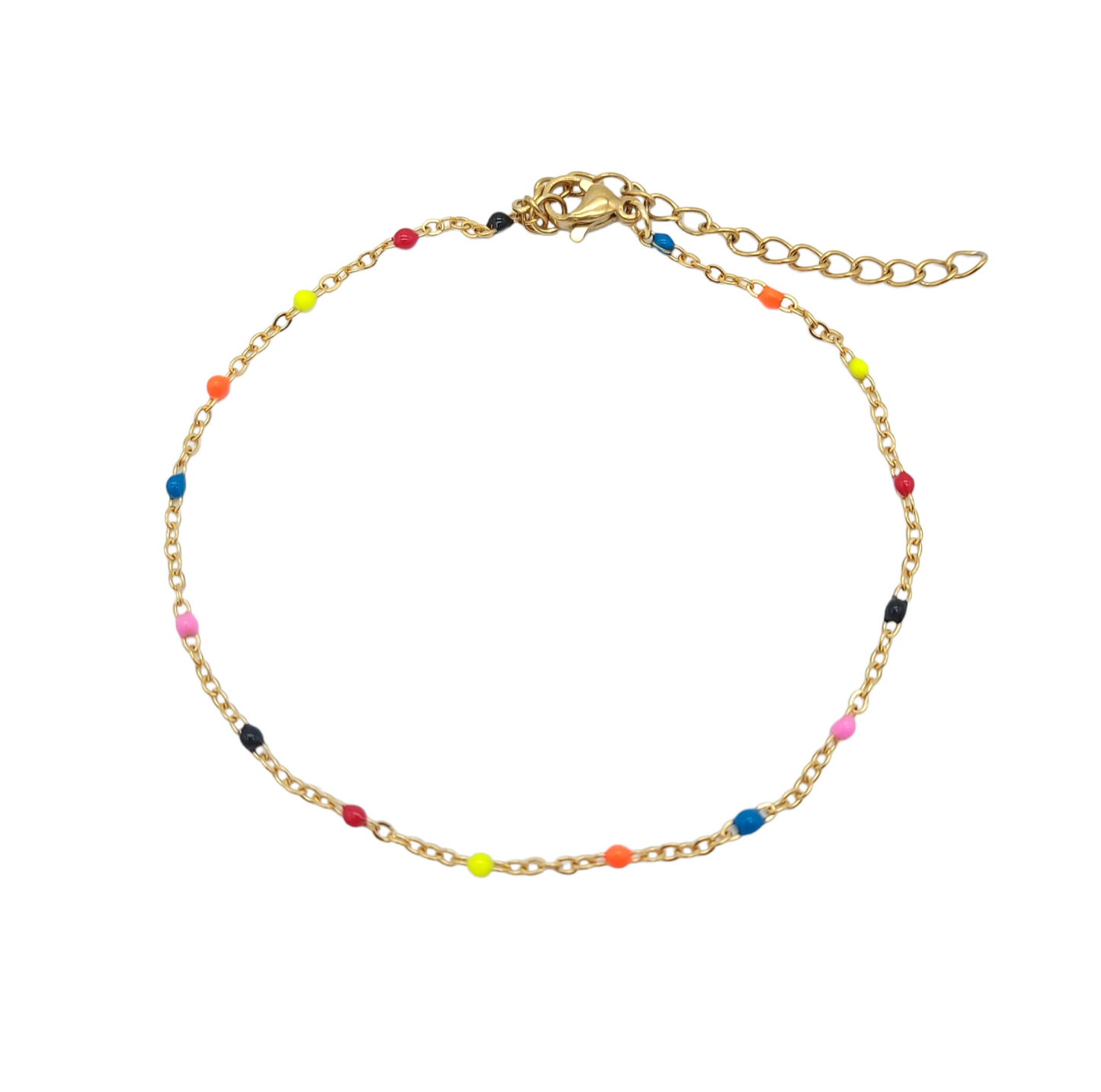 Multicolor Dots Anklet