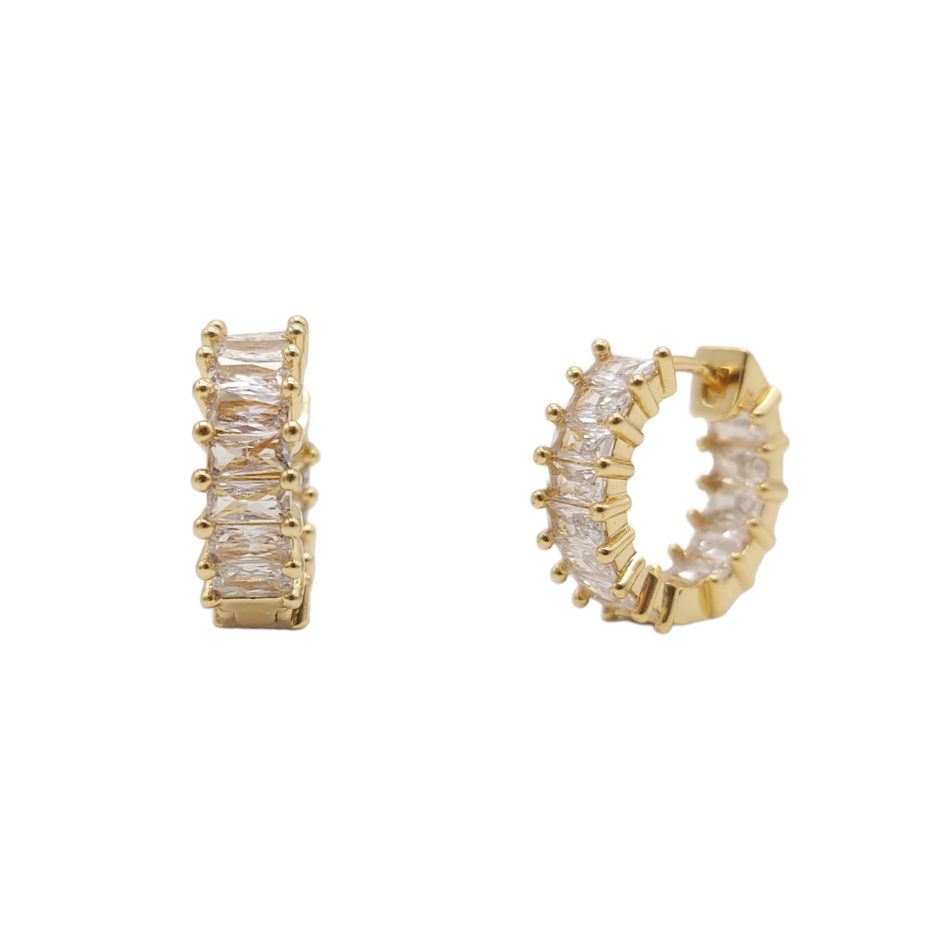 Zircon Small Hoops