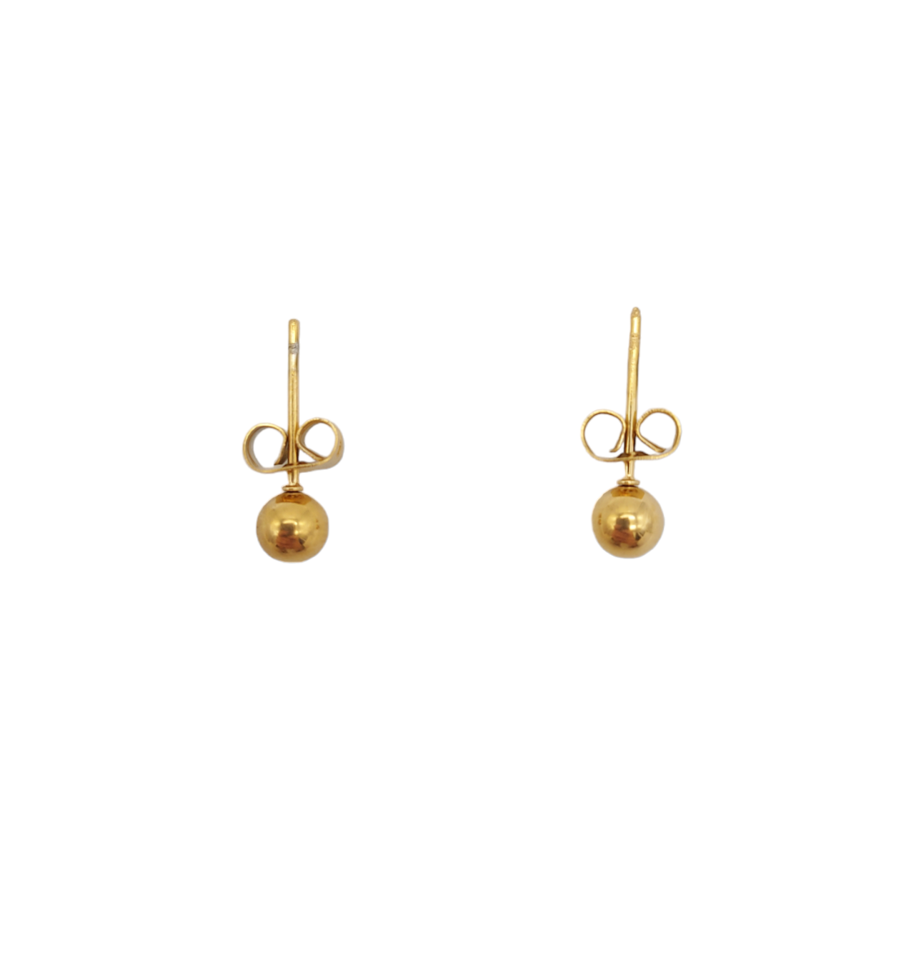 Round Gold Studs