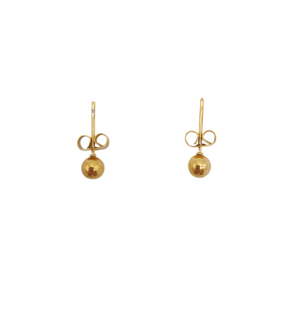 Round Gold Studs