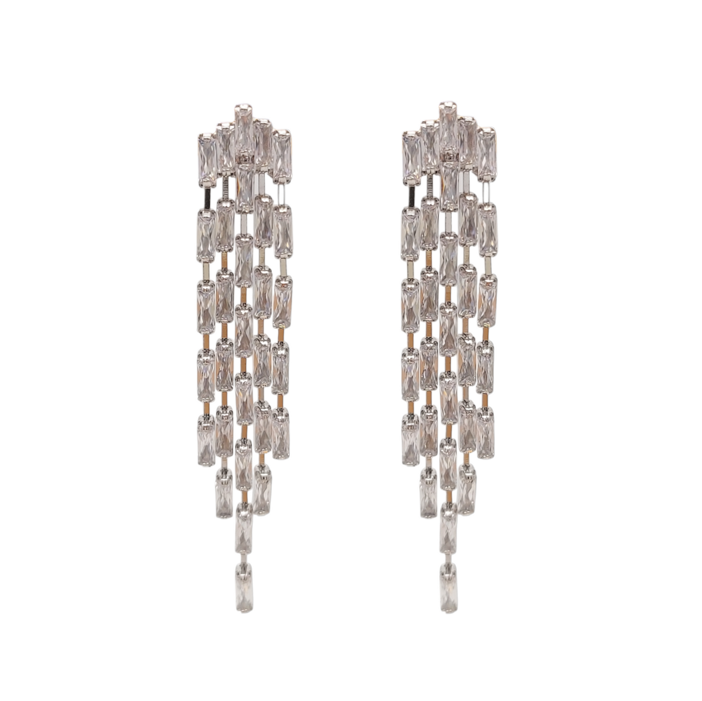 Cecile Zircon Drop Earrings