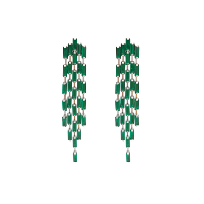 Cecile Zircon Drop Earrings