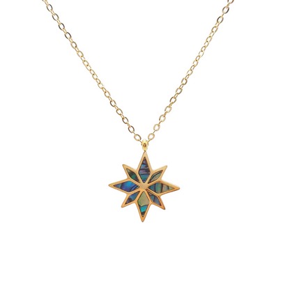 Perlamutr Star Pendant Necklace