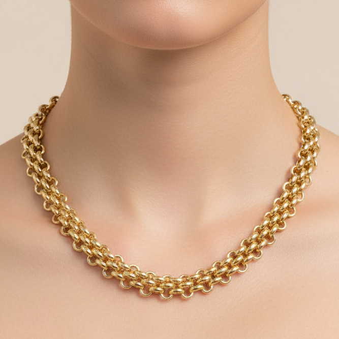 Kassandra Thick Chain Necklace